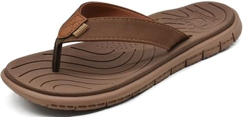 KuaiLu Women's Comfortable Casual Flip Flops with Arch Support - Lightweight Non-Slip Yoga Mat Sandals for Summer Beach