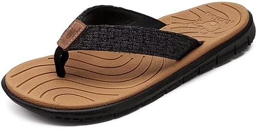 KuaiLu Women's Comfortable Casual Flip Flops with Arch Support - Lightweight Non-Slip Yoga Mat Sandals for Summer Beach