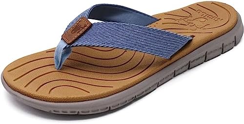 KuaiLu Women's Comfortable Casual Flip Flops with Arch Support - Lightweight Non-Slip Yoga Mat Sandals for Summer Beach