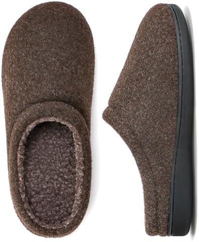 Cozyone Men's Memory Foam Slippers - Warm Indoor Outdoor House Shoes with Plush Lining & Non-Slip Sole - Sizes 7-14